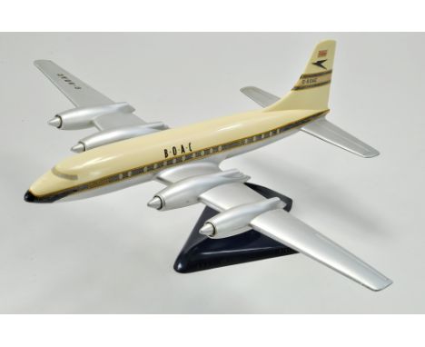 1960's BOAC Britannia Turbo Prop Airliner - Large Display Model (24" Wingspan) produced by Herald D and E C Ltd of London - P