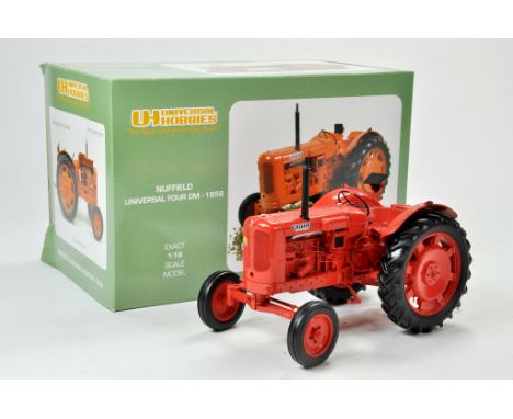 Universal Hobbies 1/16 Nuffield Universal Four DM Tractor. Has been on display but appears excellent with original box.