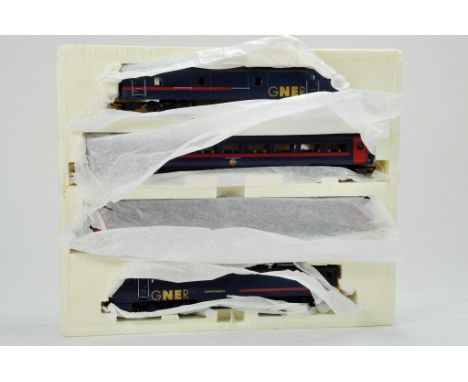 Hornby 00 Gauge Model Railway issues comprising GNER225 Train 'Mallard' Pack. Item No.R2427A. Appears very good to excellent.