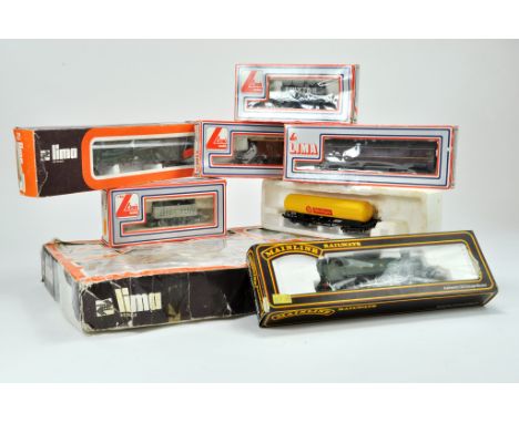 A group of seven various 00 Gauge Model Railway issues comprising of mainly Lima issues.  Appears good. Some boxes have stora