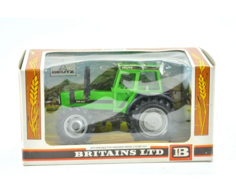 Britains 1/32 Farm issue comprising Deutz DX110 Tractor. Excellent, box has some very minor storage wear.