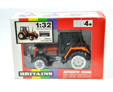 Britains 1/32 Farm issue comprising Renault TZ16 tractor. Excellent, box has minor storage wear.