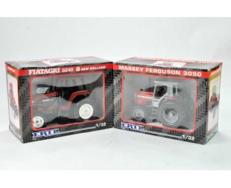 Ertl  1/32 Farm duo comprising Massey Ferguson 3050 Tractor plus Fiatagri G240. Excellent in boxes.