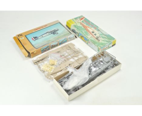 Fly 1/72 Plastic Model Kit comprising Caproni Ca 101 Italian Light Bomber plus Heller Dauphin SA 365 Helicopter. Appear to be
