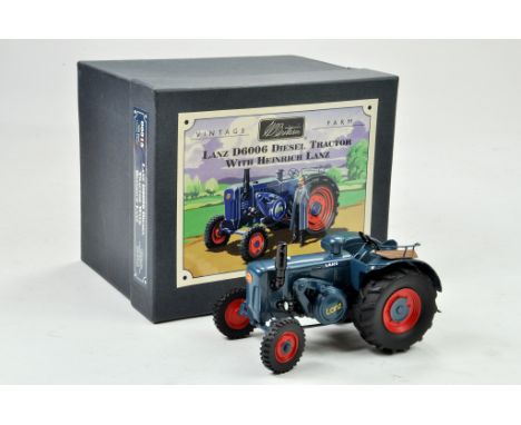 Britains 1/32 Farm issue comprising Vintage Series Lanz D6006 Tractor with Figure. Appears generally excellent with original 