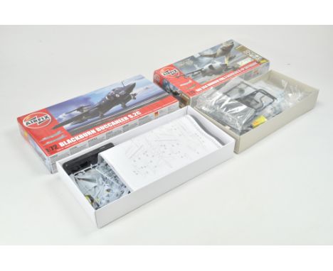 Duo of Airfix Plastic Model Kits. Blackburn Buccaneer plus Dogfight Double Set. Latter still in bags, former off sprues. 