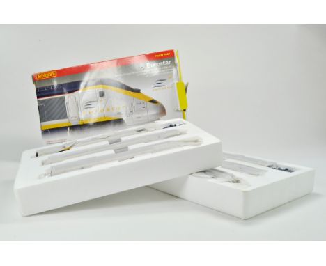 Hornby 00 Gauge Model Railway issues comprising Eurostar Train Pack. Item No.R2379A. Appears very good to excellent. Box is s