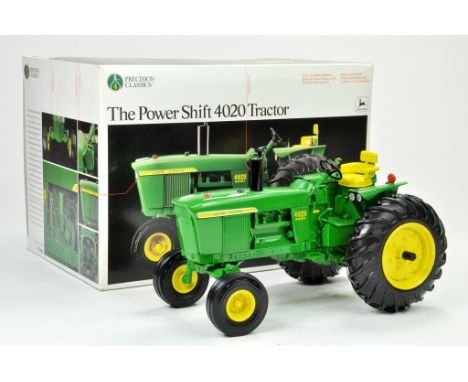 Ertl Precision Series 1/16 John Deere 4020 Powershift Tractor. Has been on display, otherwise appears excellent with original