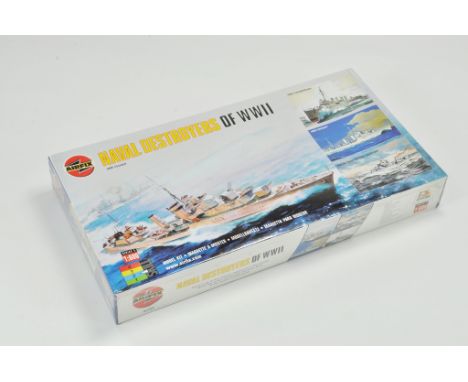 Airfix Plastic Model Kit comprising Naval Destroyer HMS Cossack. Certified Complete. Ex trade stock.