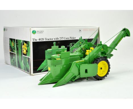 Ertl Precision Series 1/16 John Deere 4020 Tractor with 237 Corn Picker. Has been on display, otherwise appears excellent wit