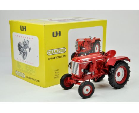 Universal Hobbies 1/16 Champion Elan Tractor. Has been on display but appears excellent with original box.