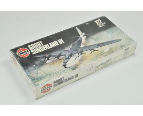 Airfix Plastic Model Kit comprising Short Sunderland III Certified Complete. Ex trade stock.