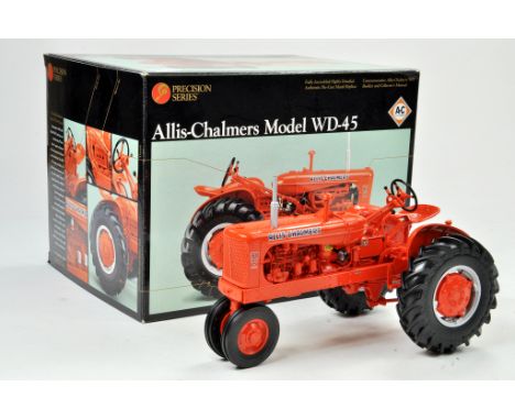 Ertl Precision Series 1/16 Allis Chalmers WD-45 Row Crop Tractor. Has been on display, otherwise appears excellent with origi