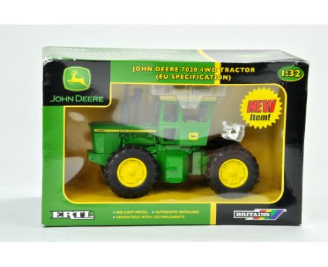 Britains 1/32 Farm issue comprising John Deere 7020 EU Spec Tractor. Excellent, box has minor storage wear.