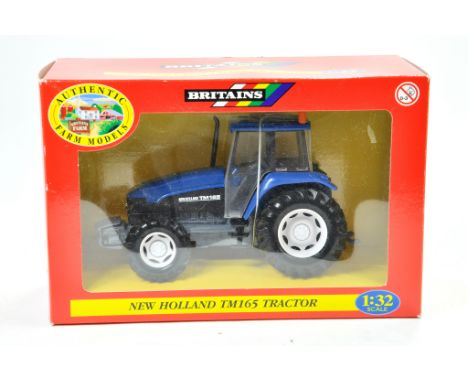 Britains 1/32 Farm issue comprising New Holland TM165 Tractor. Excellent, with box.