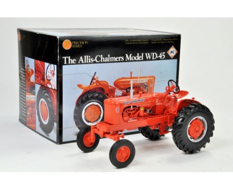 Ertl Precision Series 1/16 Allis Chalmers WD-45 Tractor. Has been on display, otherwise appears excellent with original box.