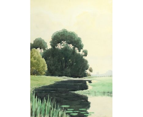 Frank Mole/Top Light/watercolour, 34cm x 24cm/a humorous watercolour, signed Ewald and another watercolour