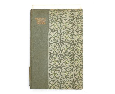 Eragny Press. Steele, R., ed. Some Old French and English Ballads, 1905. One of 200 copies on paper. Printed in red and black