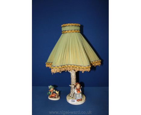 A vintage Goebel Hummel Lamp base "Good Friends", needs re-wiring and another model.
