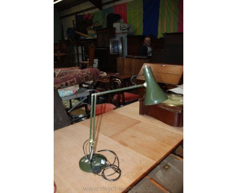 A Herbert Terry angle poise lamp