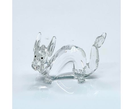 Lead crystal part of the Chinese Zodiacs collection and is made from clear crystal with jet crystal eyes. Swarovski etched ba