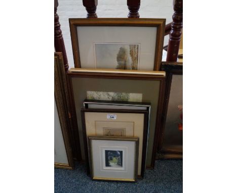A mixed lot of assorted pictures and prints to include a Stephen Townsend pencil signed limited edition print. 