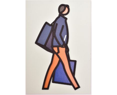 Julian Opie (British, b. 1958)&nbsp;
White Zipper, 2019
Printed for On occasion of Julian Opie at Gerhardsen Gerner, Oslo 201