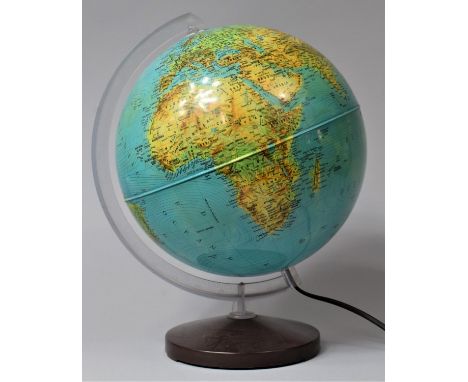 A Modern Illuminated Children's Night Light Globe 