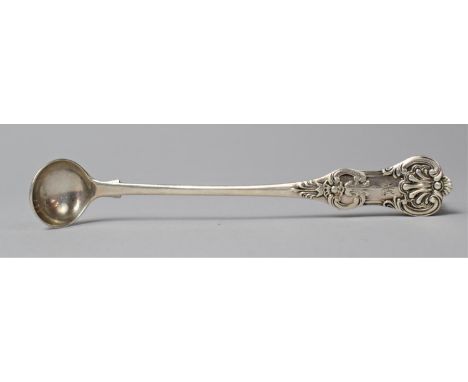 A Small Victorian Silver Sauce Ladle by JS, Glasgow 1866, 13cm long 
