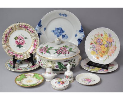 A Collection of Various Ceramics to comprise Spode Stafford Flowers Oven to Table Lidded Tureen, Royal Copenhagen Blue and Wh