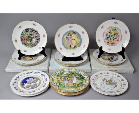 A Collection of Various Collectors Plates to comprise Six Spode Christmas Plates, Four Royal Doulton Nursery Rhyme Plates and
