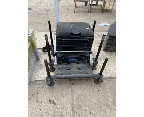 AN ABSOLUTE FISHING TACKLE BOX STOOL AND STAND