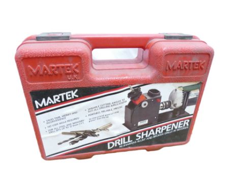 Martek drill sharpener in box.