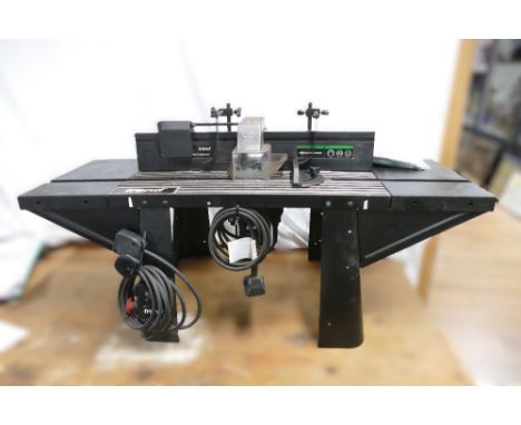 Trend craftsman router table mk2 with Trend T5 router.