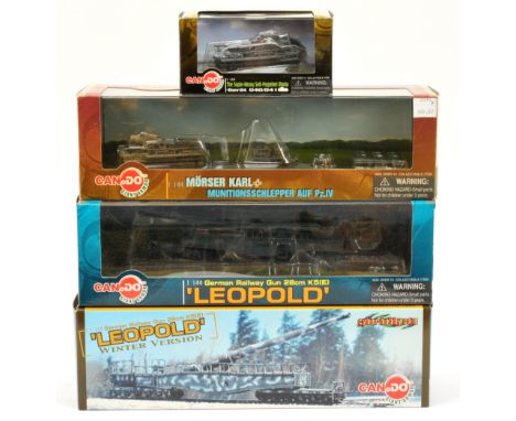 Can.Do, a boxed Group of Giant Armor Series 1:144 Scale Models. Includes Morser Karl Munitionsschlepper Auf Pz.IV, German Rai