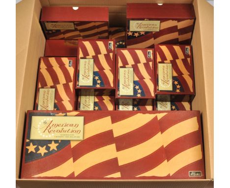 Britains - A Boxed Group of EMPTY 'The American Revolution' Series Boxes. Conditions appear Excellent to Near Mint overall. P