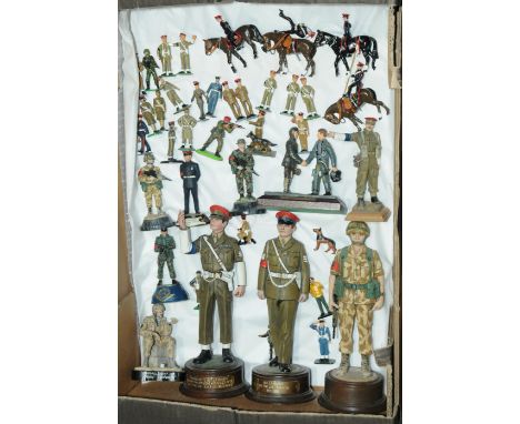 Britains, Peter Hicks &amp; Similar, a Mixed Scale Group of Military Figures. Condition appears Good to Excellent though incl