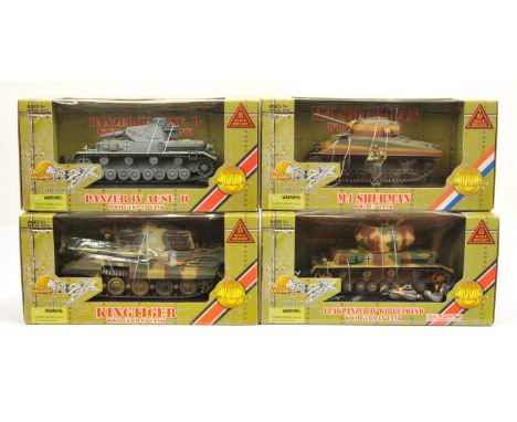 21st Century Toys, The Ultimate Soldier Series a boxed group of 1:32nd Scale Military Vehicles. Includes M4 Sherman WWII US T