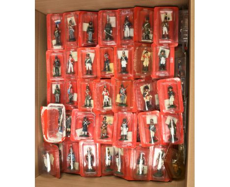 Del Prado, a boxed group of Generals of the Napoleonic Wars Series Figures. 1:32 scale. Condition appears Excellent to Near M