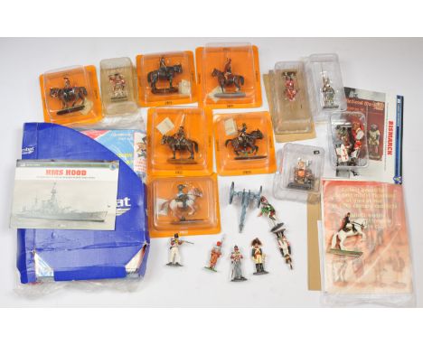 Del Prado &amp; Air Combat Collection, a mixed group of Unboxed and Boxed Figures &amp; Magazines. Includes Cavalry throughou