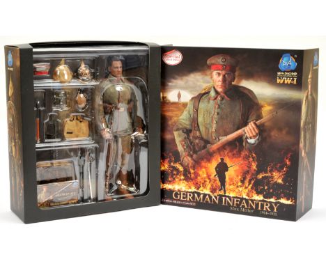 Dragon in Dream, a boxed German Infantry Max Muller 1914-1915 1/6 Scale Collectible Figure. Condition appears Excellent to Ne