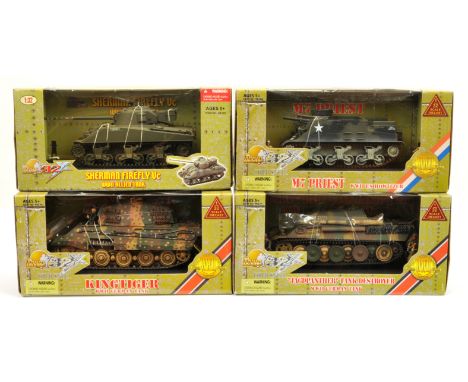 21st Century Toys - The Ultimate Soldier Series - A Boxed Group of 1:32nd Scale Military Vehicles. Includes: 'M7 Priest WWII 