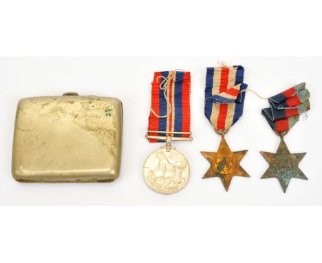 A Group of World War II Medals. Comprising: War Medal 1939-45, The France &amp; Germany Star &amp; The&nbsp;1939-45 Star. All