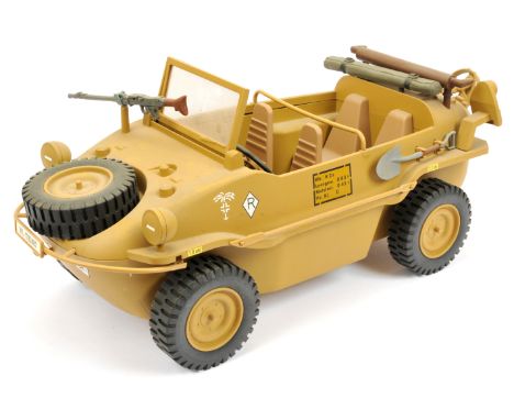 21st Century Toys, The Ultimate Soldier 1:6 Scale Type 166 Schwinmmagen Amphibious Jeep. Condition appears Good to Good Plus,
