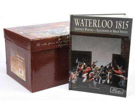 Britains - A Boxed Napoleonic Wars Set 00148N 'North Gate Diorama' with Osprey Publication: 'Waterloo 1815'. Condition appear