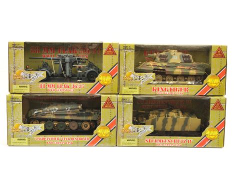 21st Century Toys - The Ultimate Soldier Series - A Boxed Group of 1:32nd Scale Military Vehicles. Includes 'King Tiger WWII 