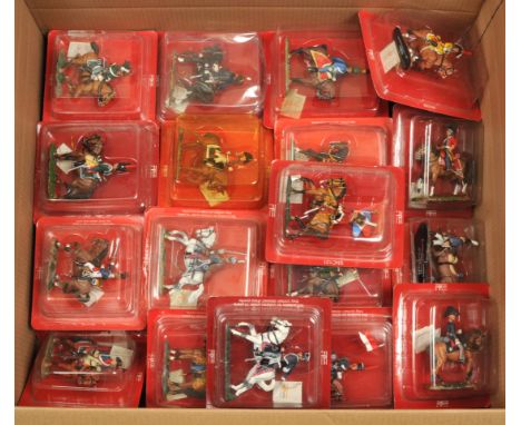 Del Prado - A Group of 31 'Cavalry of the Napoleonic War' Figures, Boxed. 1:32 scale. Condition appears Excellent to Near Min