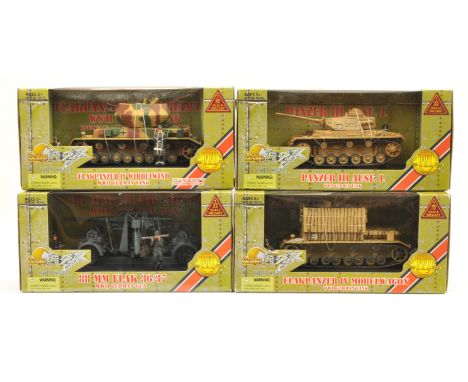 21st Century Toys, The Ultimate Soldier Series a boxed group of 1:32nd Scale Military Vehicles. Flankpanzer IV Mobelwagon WWI