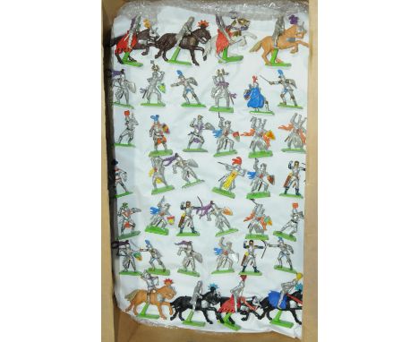 Britains Deetail - An Unboxed Group of Medieval Knight Figures. From the Knights and Turks Range. Condition appears Fair Plus