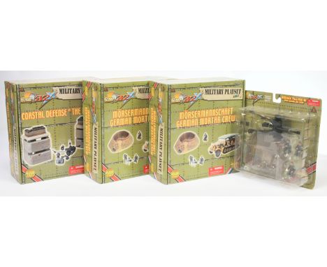 21st Century Toys, The Ultimate Soldier Series a boxed group of 1:32nd Scale Military Playsets. Includes Coastal Defense "The